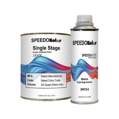 Kia Motors 1D Clear White Single Stage Acrylic Urethane Color (Quart Kit)