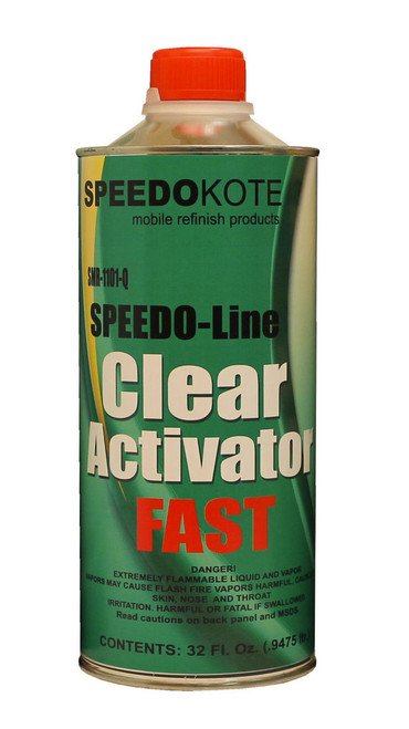 SMR-1101-Q clearcoat Activator Quart Fast Speed - Speedokote LLC