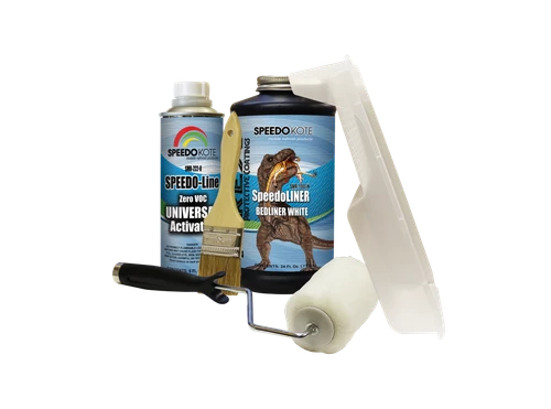 SMR-1000WROLL-K1 T-Rex White Roll On Truck Bed Liner, 2K Urethane, 1 quart kit T-Rex Protective Coatings