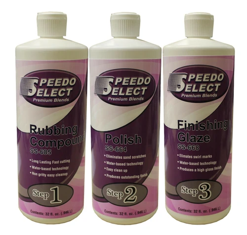 Steps 1, 2 & 3 Auto Polishing System, SS-685, SS-664 & SS-668 Detail Products