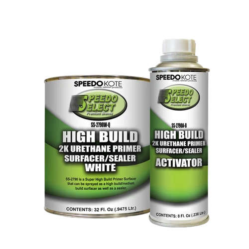 SS-2790W-Q/SS-2790A-8 High Build Primer WHITE QUART KIT Primers & Sealers