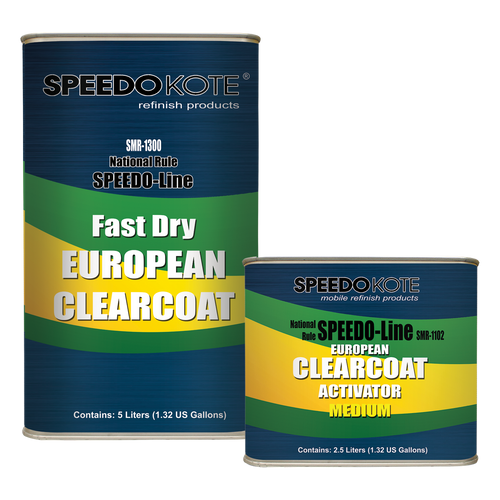 Fast Cure European Clear Coat Smr 1300 1101 7 5 Liter Euro Clearcoat W Cool Act Speedokote Llc