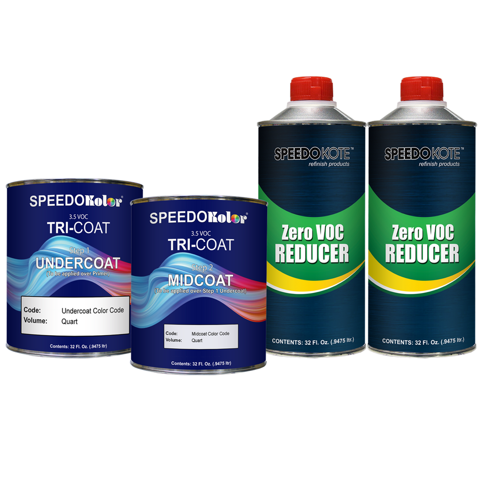 Toyota 3T3 Red Pearl TriStage Base Coat Color (2 Quart Kit