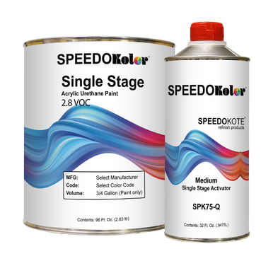 SpeedoKolor, Ford AE Grabber Blue, Base Coat, Quart Kit with Reducer -  Speedokote LLC