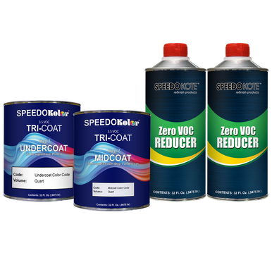 Mazda 41V Soul Red Metallic Tri-Stage Base Coat Color (2 Quart Kit