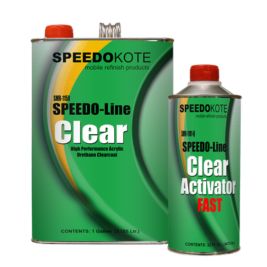 Clear Coat Acrylic Urethane, SMR-1150/1101-Q 4:1 Kit - Speedokote LLC