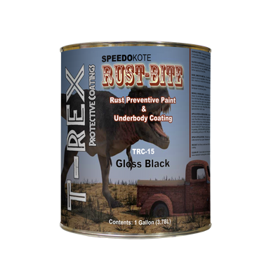 TRC-15, Rust Preventive Gloss Black Paint, Gallon - Speedokote LLC