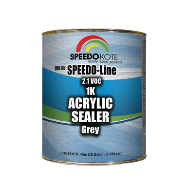 Acrylic Fast Dry 2.1 voc 1K Sealer Gray, one Gallon , SMR-265, Ready to  Spray - Speedokote LLC