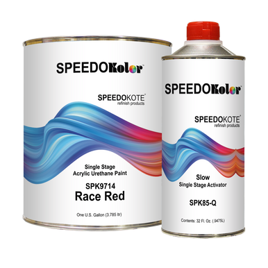 BODY CODE MASTER STRETCH レッド High Gloss Race Red 2K Acrylic Urethane, 4:1 Gallon Warm Temp Kit