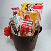 Gourmet Thanksgiving gift basket with Brie cheese, maple fudge, chocolates and savoury treats Toronto