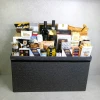 Executive Royale choose your own wine gift basket with Masi red and white wines, gourmet cheeses, chocolates and storage ottoman.