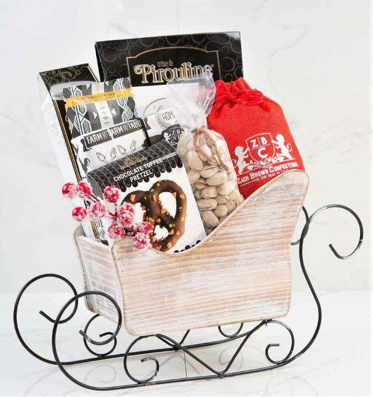 Rustic Sleigh Gift Basket | Holiday Delivery Toronto