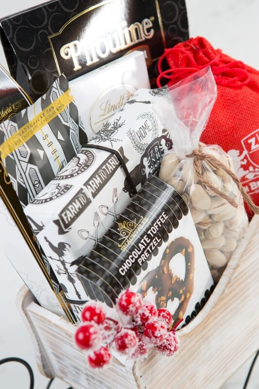 Rustic Sleigh Gift Basket | Holiday Delivery Toronto
