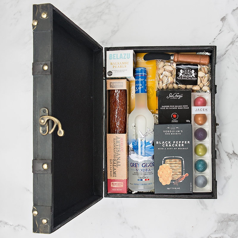 Grey Goose Vodka Crate - Gift Basket Delivery in Canada | Whata Basket