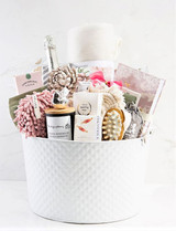 spa and wine gift baskets for her