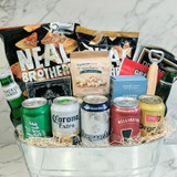 Beer and Snacks Gift Basket For Male Birthday Ontario