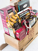 Christmas Sleigh Gift Basket