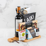 wine and cheese gift basket