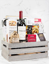 red wine and charcuterie gifts