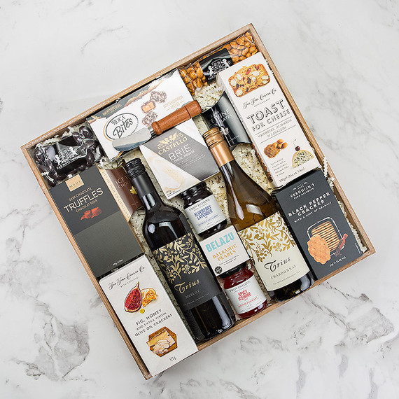 white and red wine gift basket delivery toronto