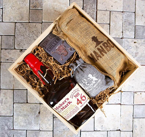 makers mark gift box for dad