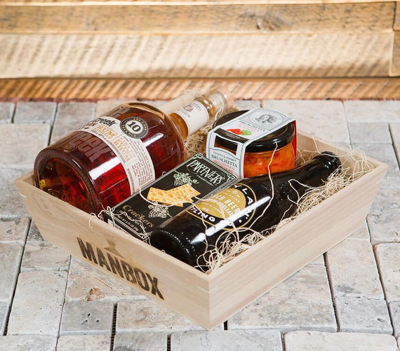 double barrel whiskey gift