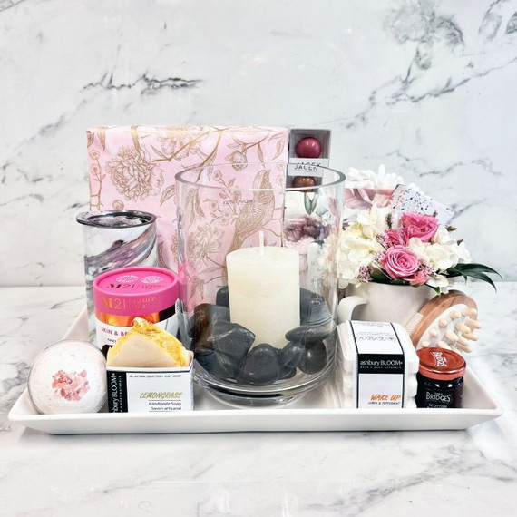 Mother's Day Florals and Gift Set For Delivery