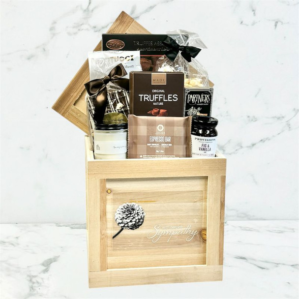 Sympathy gift baskets for delivery Canada-wide