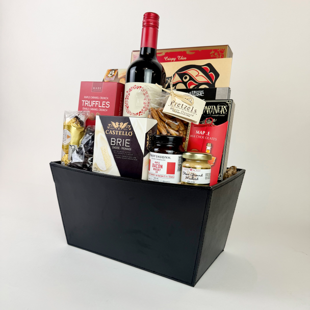 Wine & Wonder Corporate Holiday Basket Burlington