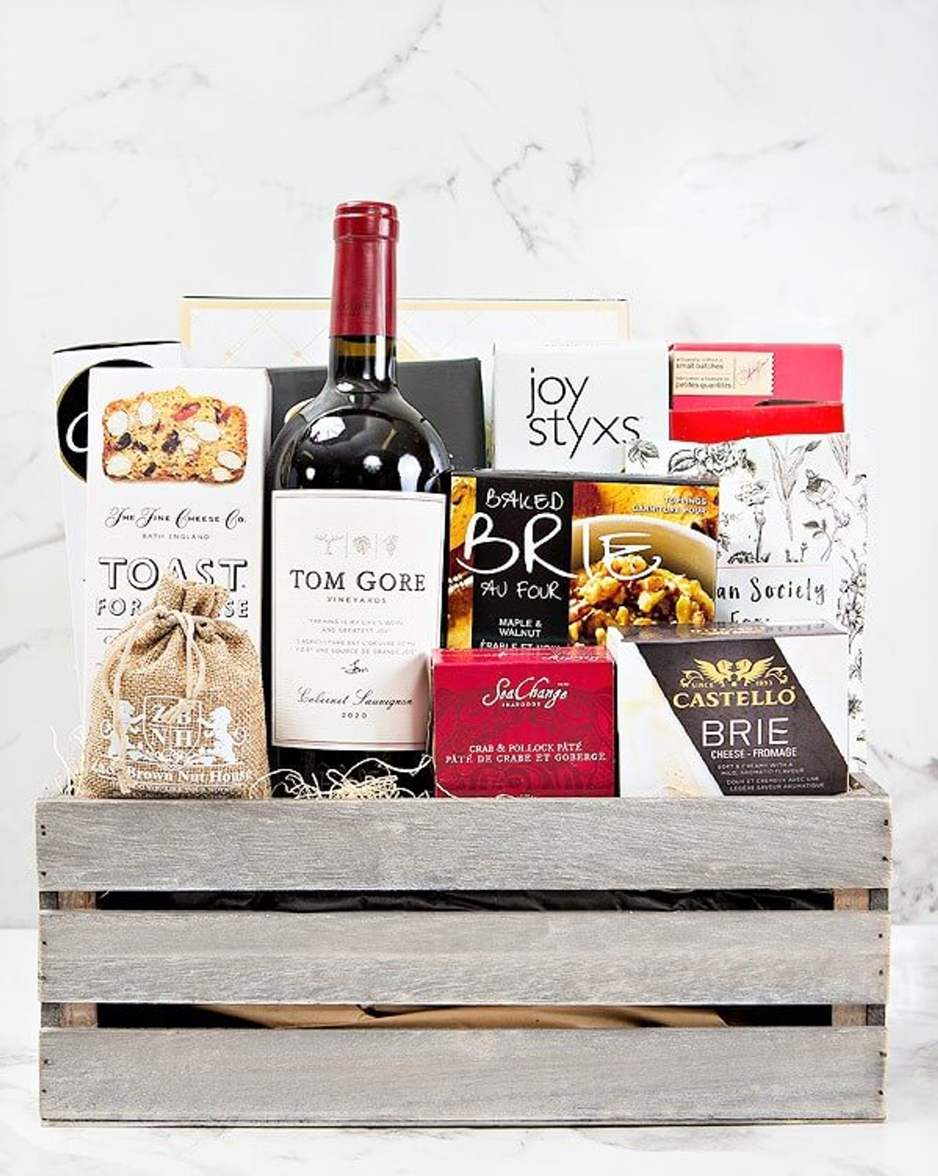 Gourmet Champagne & Wine Gift Basket | Champagne Life Gifts