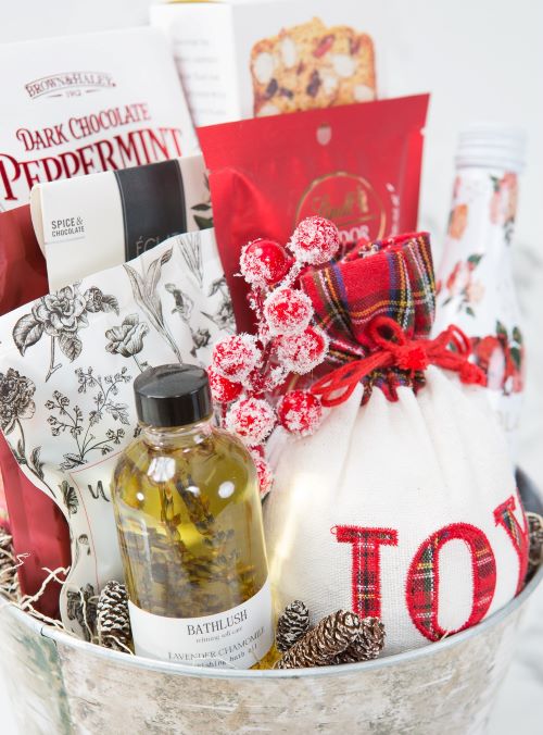 holiday spa gift baskets