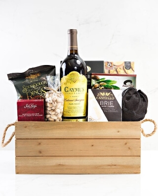 GOURMET FOOD AND WINE GIFT BASKETS