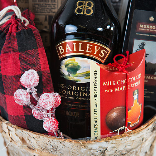 Adult Gift Basket Baileys Rum Chata Chocolate - general for sale