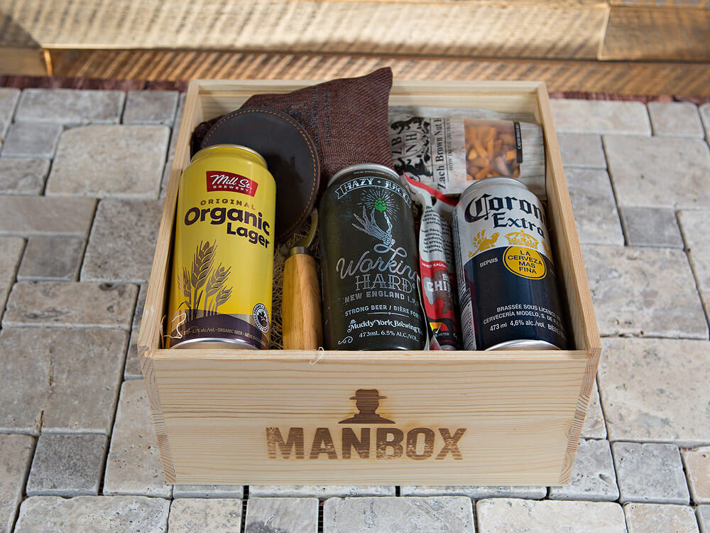 Beer Lovers Gift Boxes by Manbox in Toronto Canada