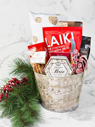 GOURMET CHRISTMAS GIFT BASKETS