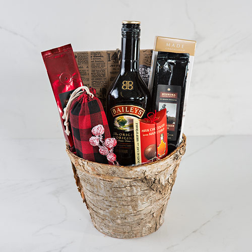 Adult Gift Basket Baileys Rum Chata Chocolate - general for sale