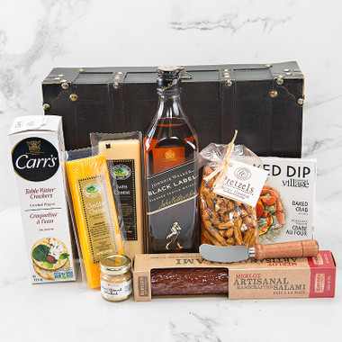 Johnnie Walker Black Chest - Gift Set Toronto | Whata Basket