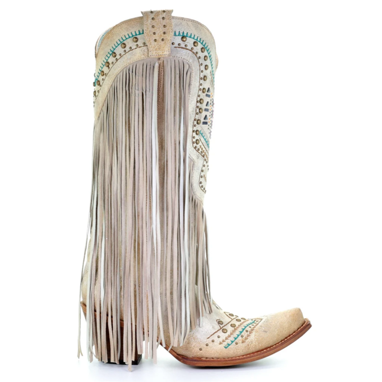 Fringe Snip Toe Boots - C3424 