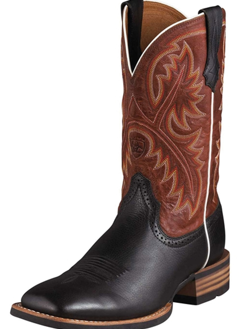 Ariat men's shop black boots