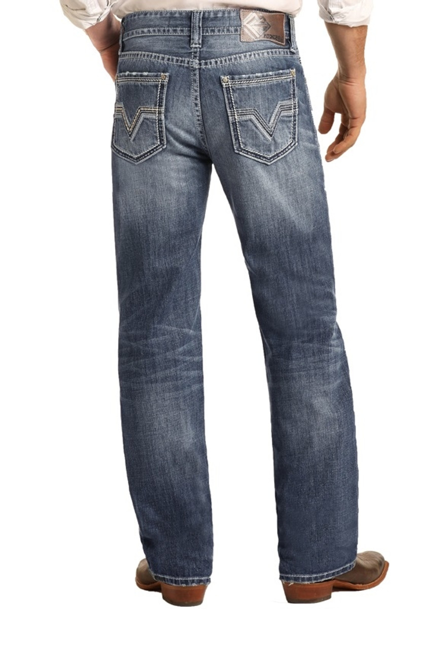 rock and roll double barrel bootcut jeans