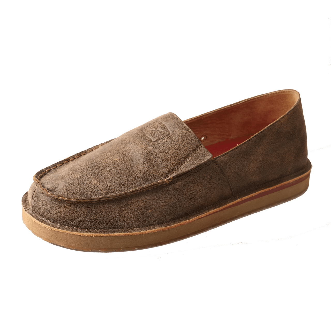 Twisted X Men's Brown Leather Slip-On 
