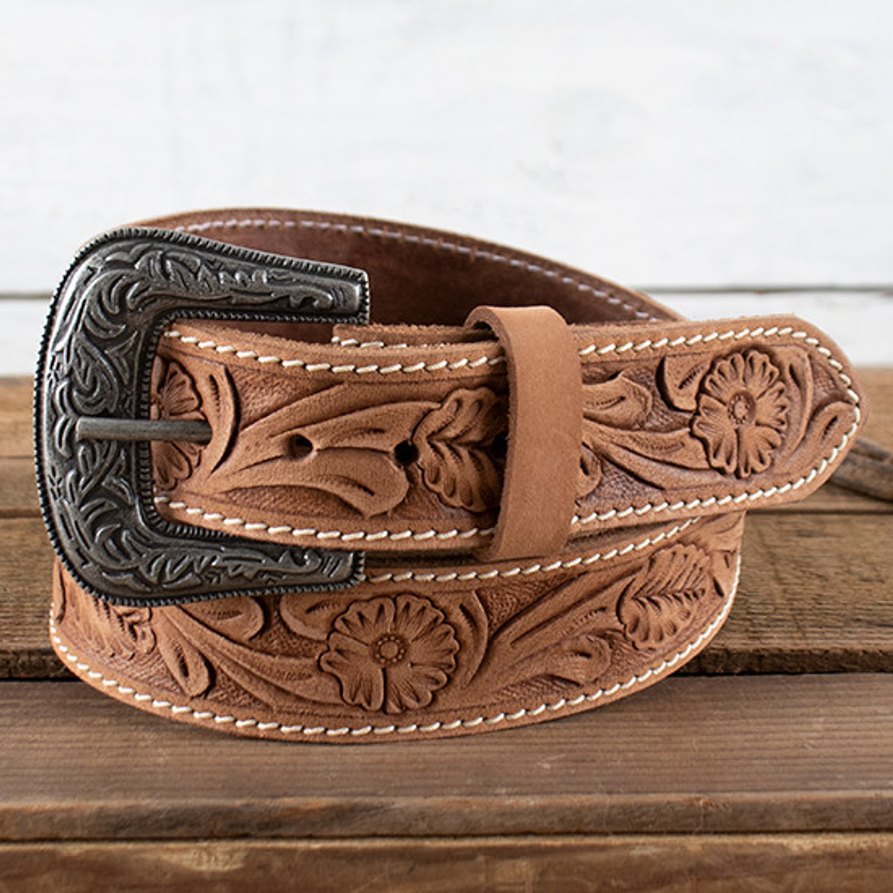 Crawford Custom Leather - Check out this LV belt with Tooled ends and Gold  stitching. Spring is here order yourself a new belt today!