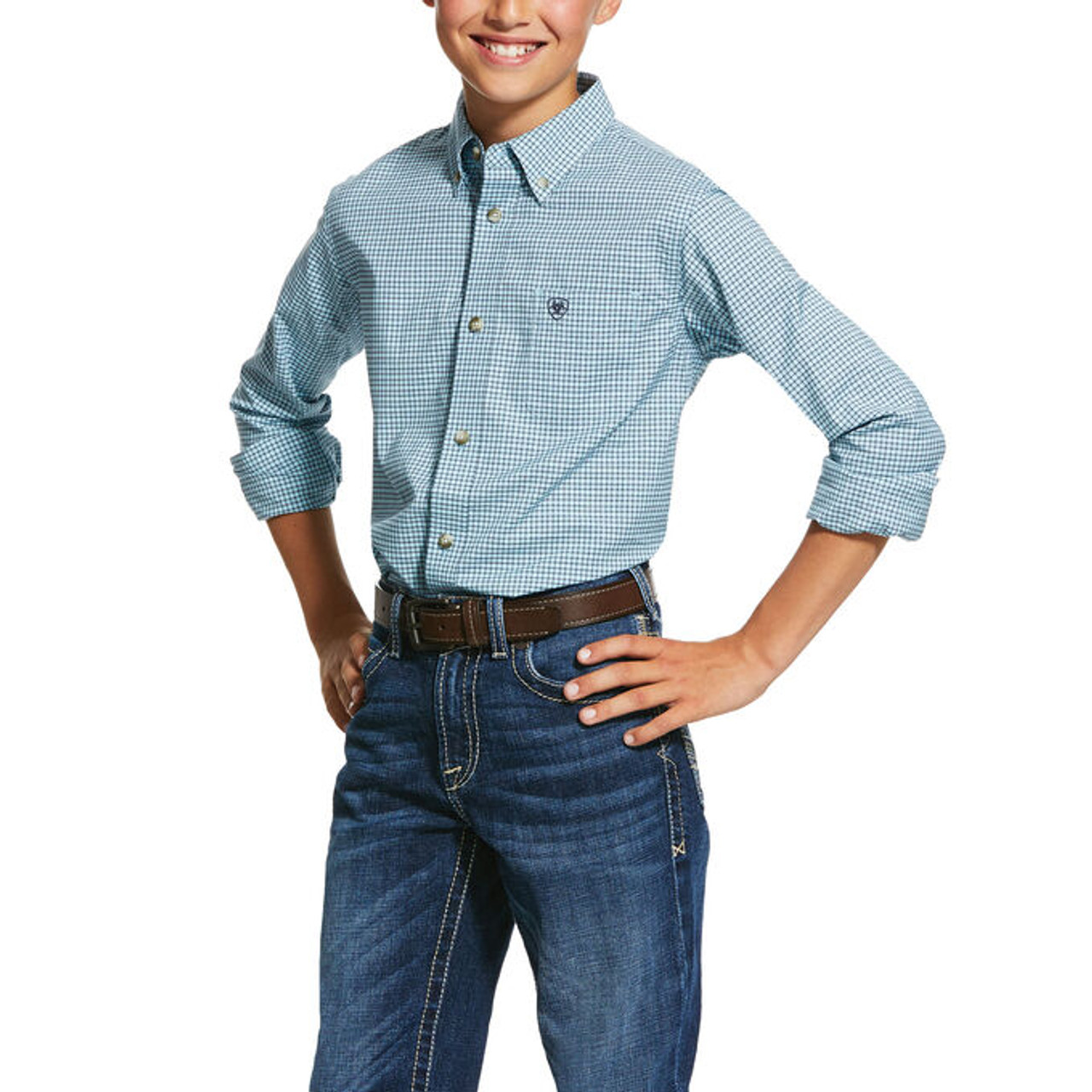 boys ariat shirts