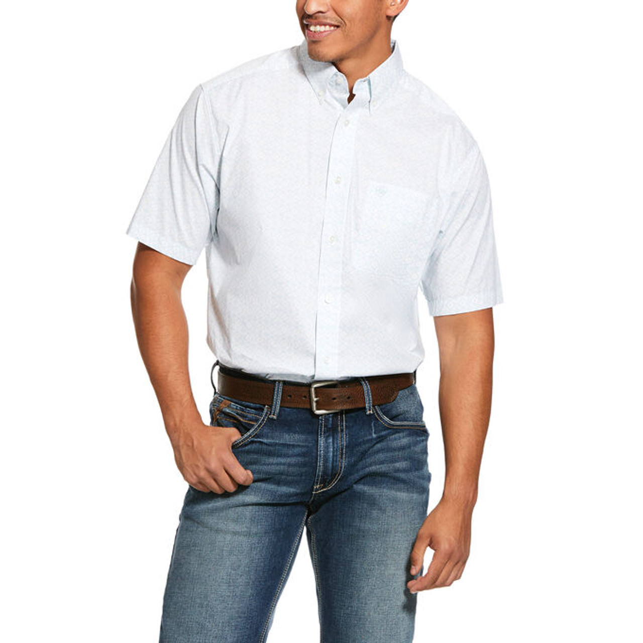 Ariat Men S Nothell Print Stretch Classic Fit Shirt 10030650