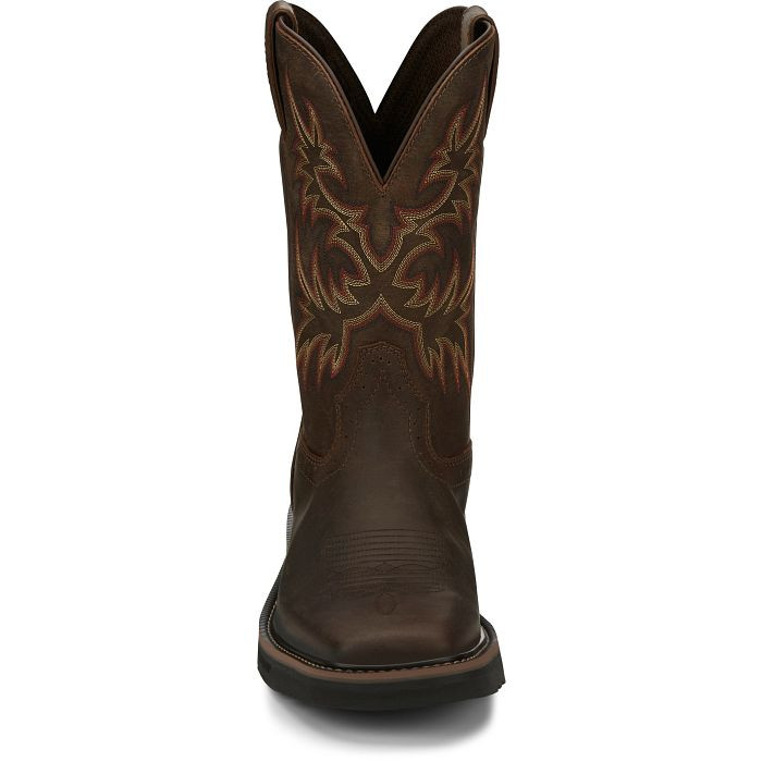 Justin Men's Driller Western Work Boots - Soft Toe - SE4681 - Leon