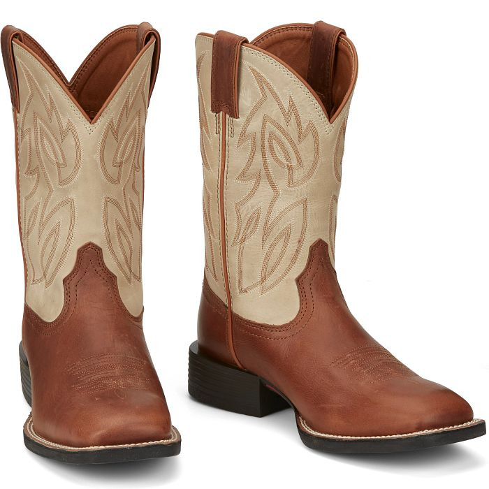 Justin Canter 11 in. Square Toe Western Boot - SE7511 - Leon River