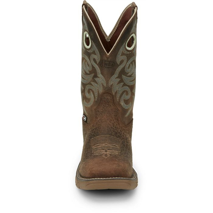 Justin Men's Stampede Rush Wide Square Toe Work Boots - SE7403
