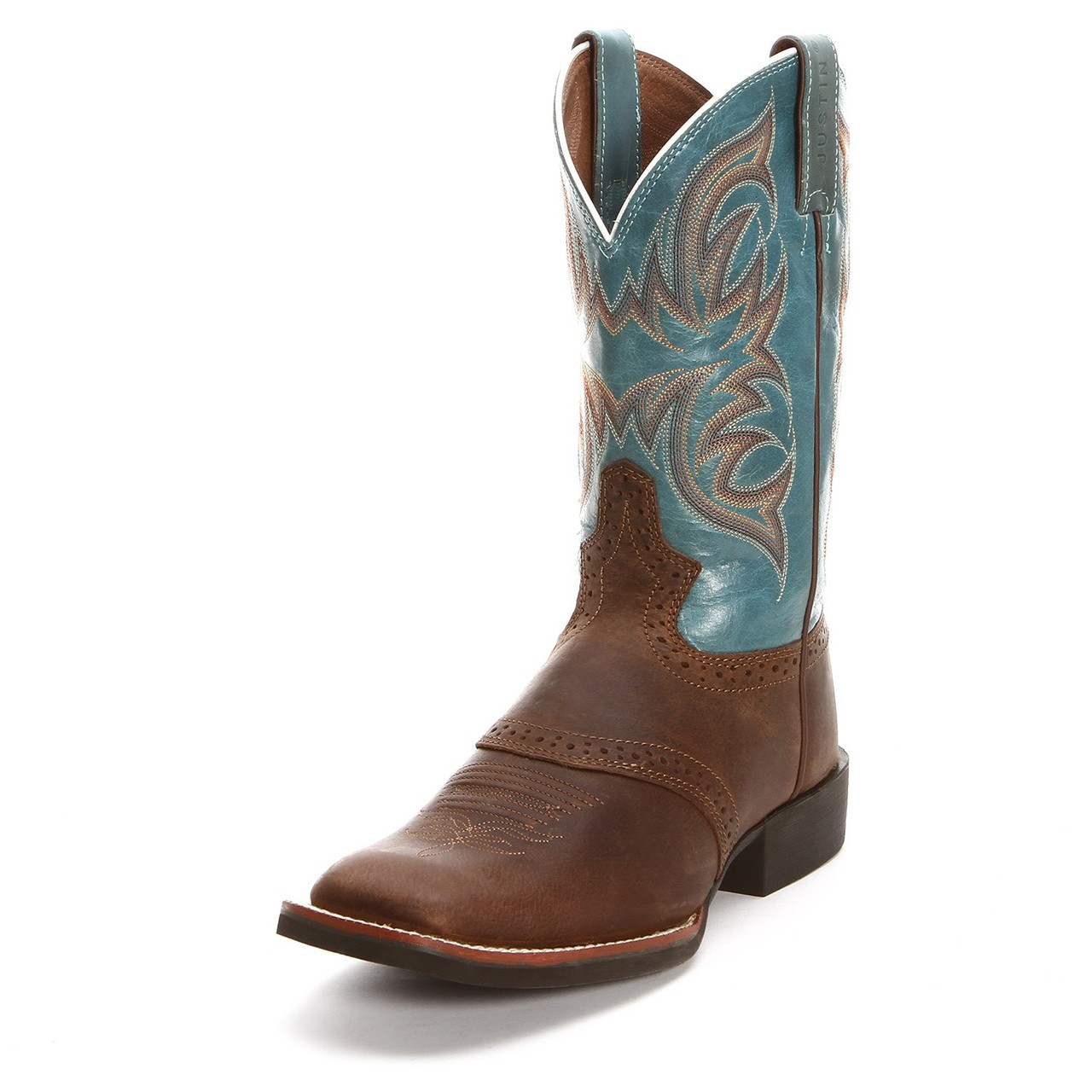 justin stampede cattleman cowboy boots