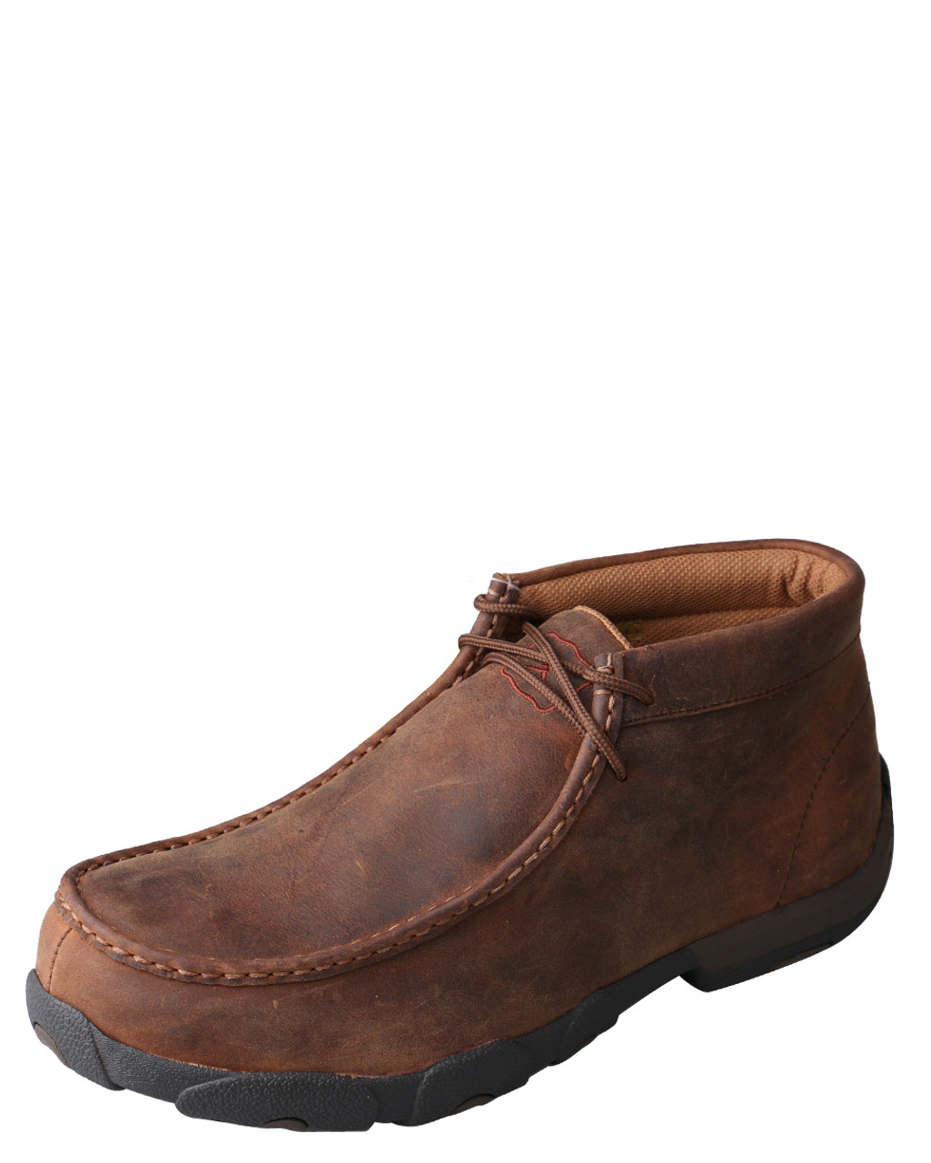 twisted x men's steel toe driving mocs