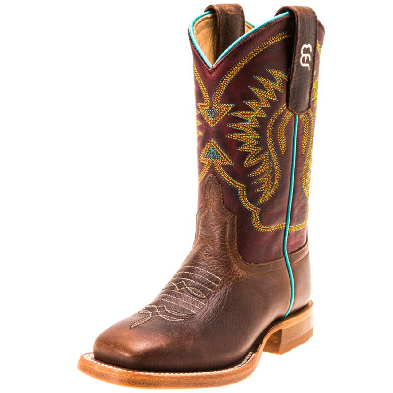 leather outsole cowboy boots